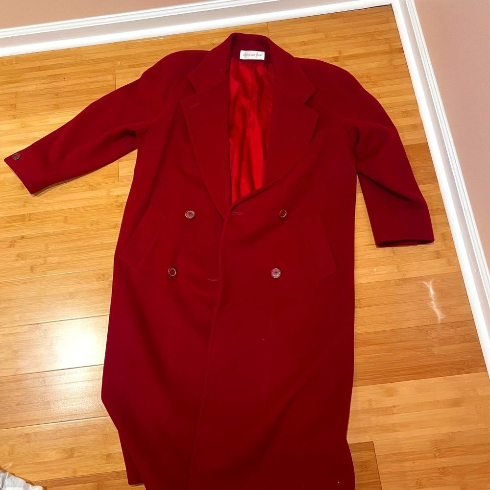Jones New York Red Wool Jacket